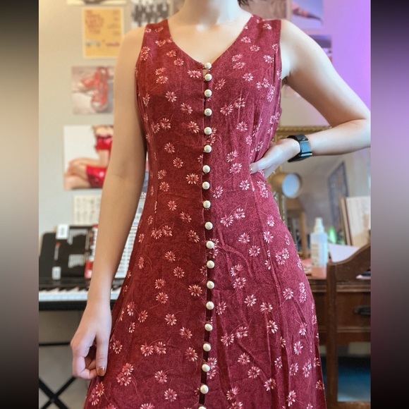 ❌sold on depop❌ Vintage 90s floral maxi dress - Picture 2 of 5